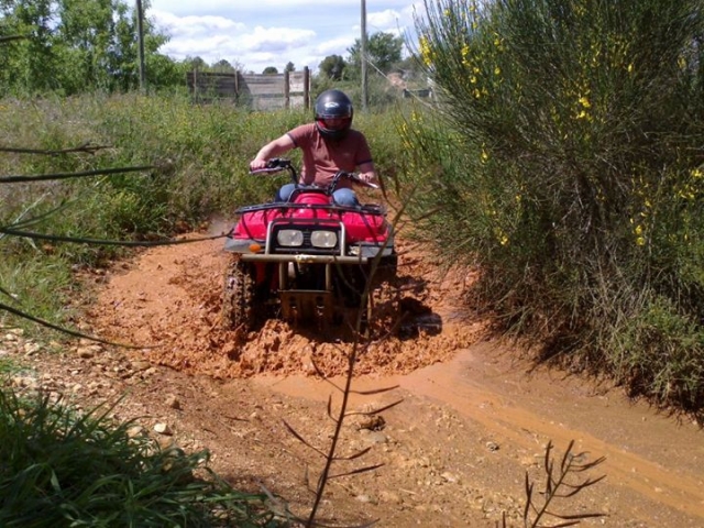  Quad nel fango 